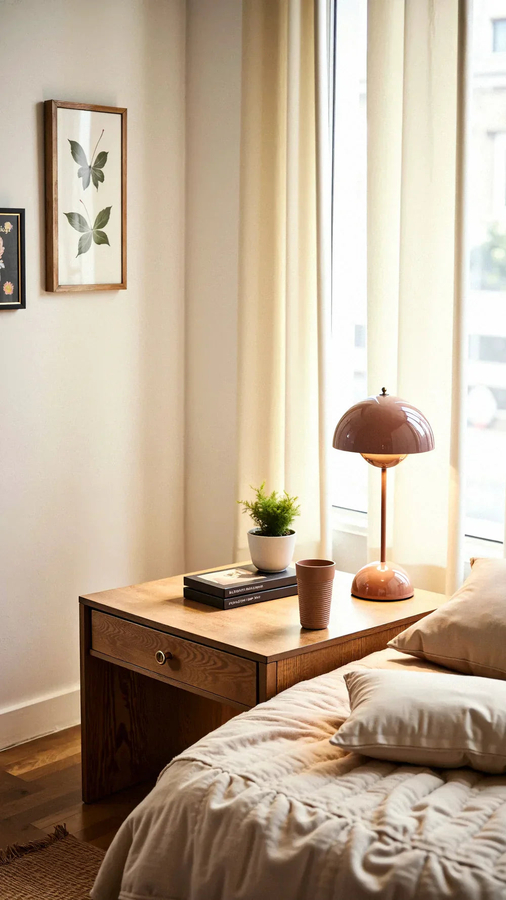 Modern Round Wireless Table Lamp Dimmable Rechargeable LED - Image 14