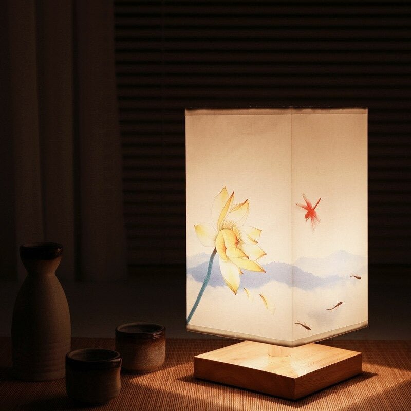 Brayzen - Lampada da tavolo minimalista in bambù