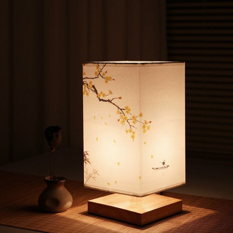 Brayzen - Lampada da tavolo minimalista in bambù