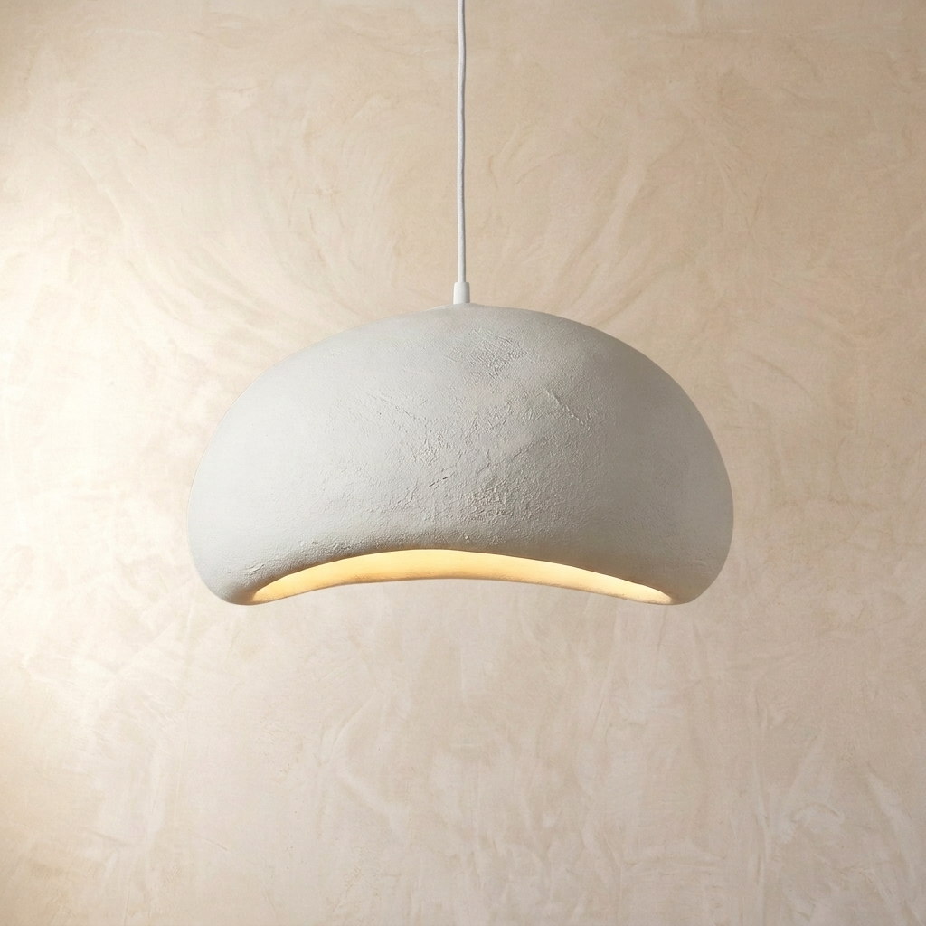 Wabi Sabi Japanese Pendant Light Minimalist Natural Ceiling Lamp