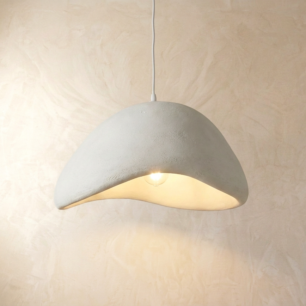 Wabi Sabi Japanese Pendant Light Minimalist Natural Ceiling Lamp - Image 2