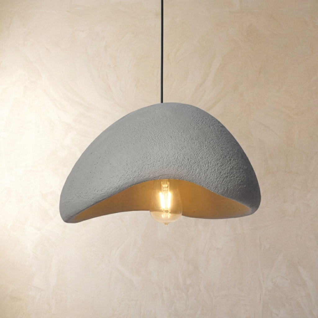 Wabi Sabi Japanese Pendant Light Minimalist Natural Ceiling Lamp - Image 4