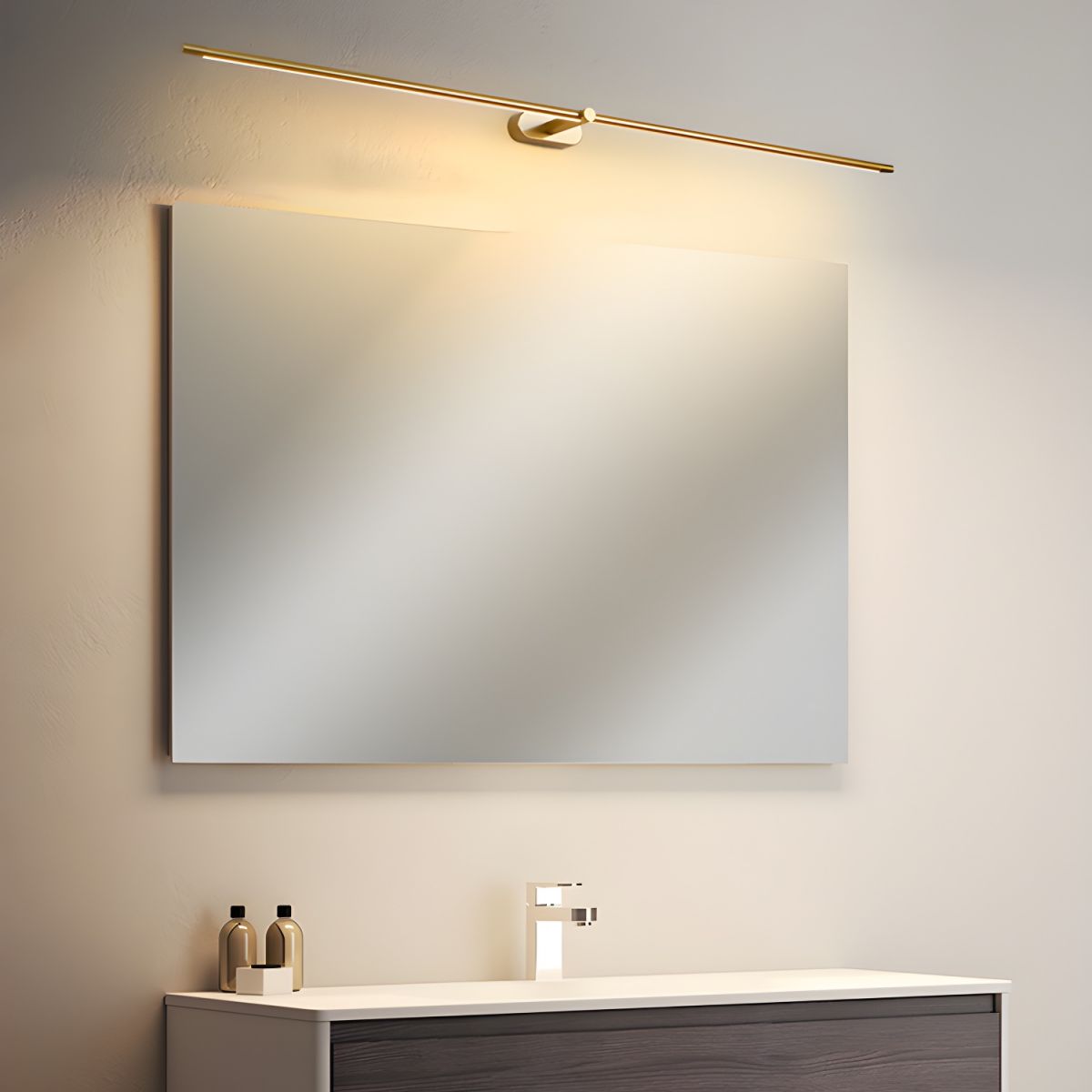 Linear LED Bathroom Vanity Wall Sconce Slim Modern