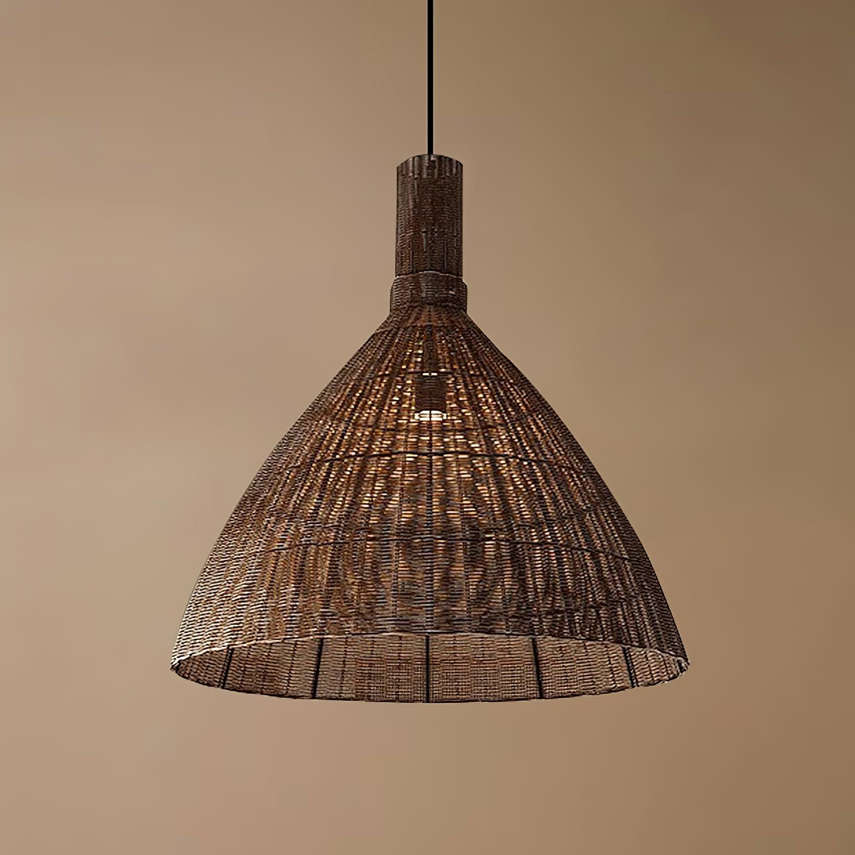 Nythera – Suspension artistique en rotin naturel