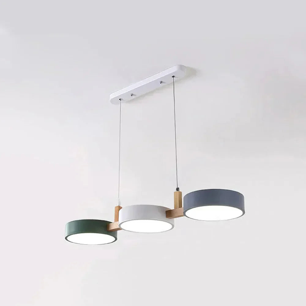 Trestra - Lampada a sospensione lineare design scandinavo per sala da pranzo e cucina