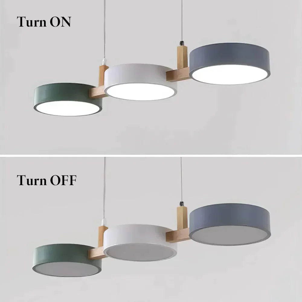 Trestra - Lampada a sospensione lineare design scandinavo per sala da pranzo e cucina
