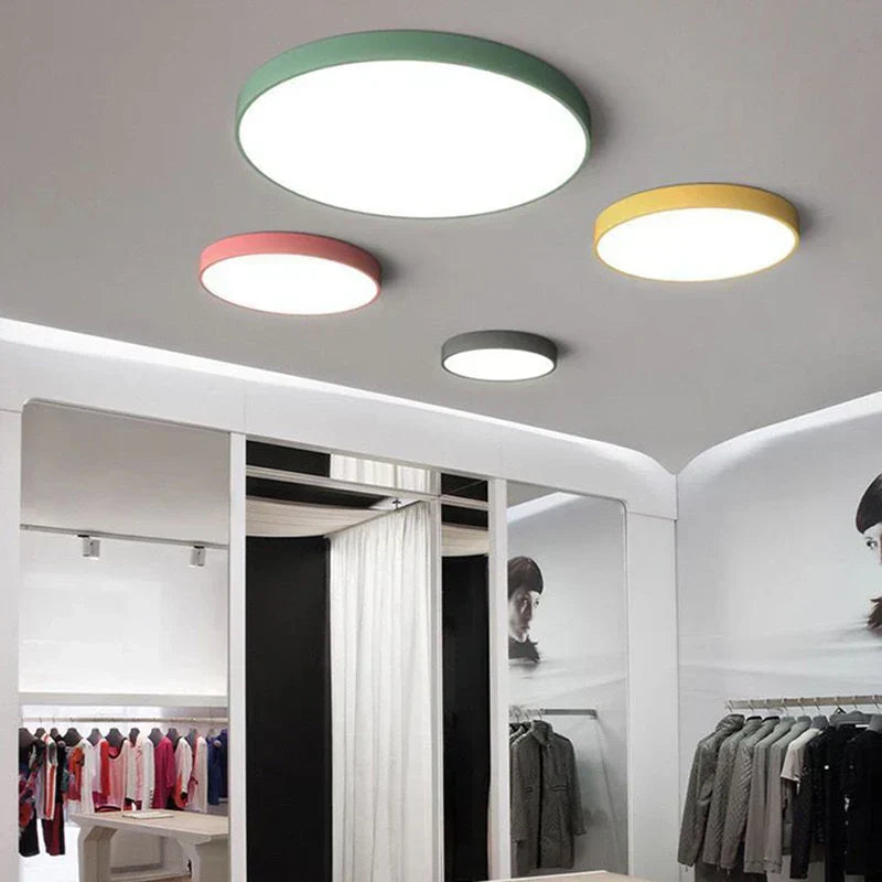 Mianda – Lampada da soffitto LED rotonda minimalista