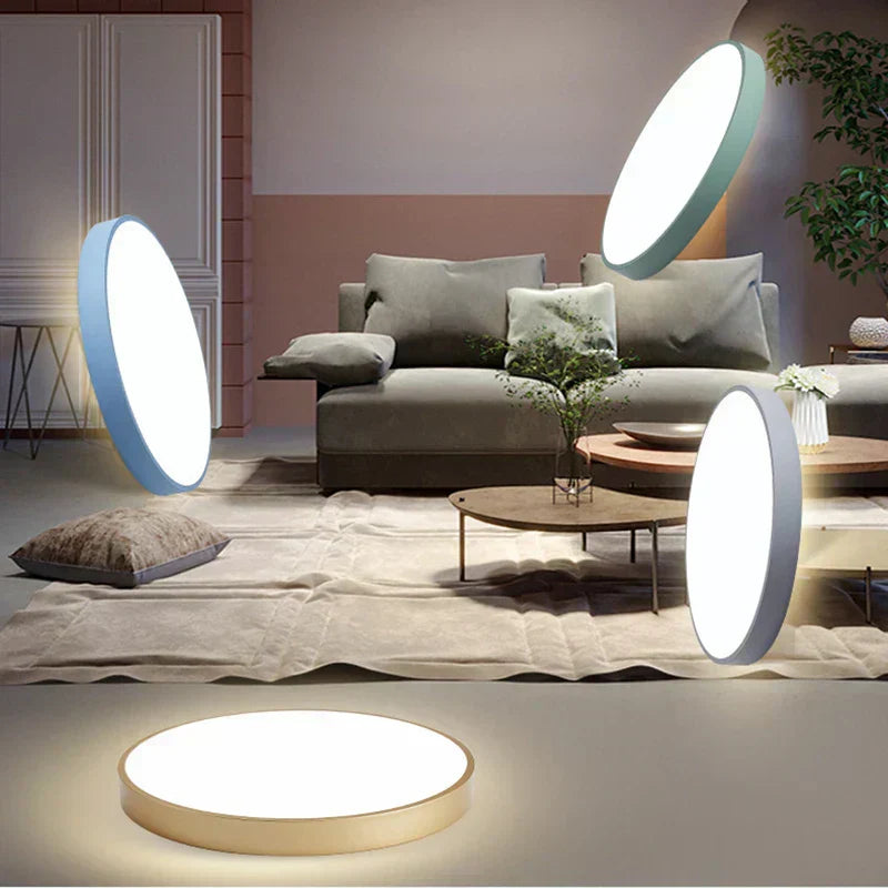 Mianda – Lampada da soffitto LED rotonda minimalista