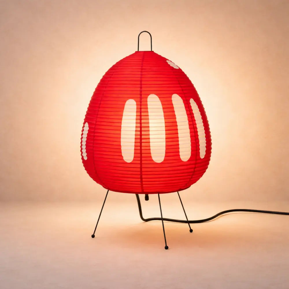 Akoria – Lampada da tavolo a treppiede in carta washi
