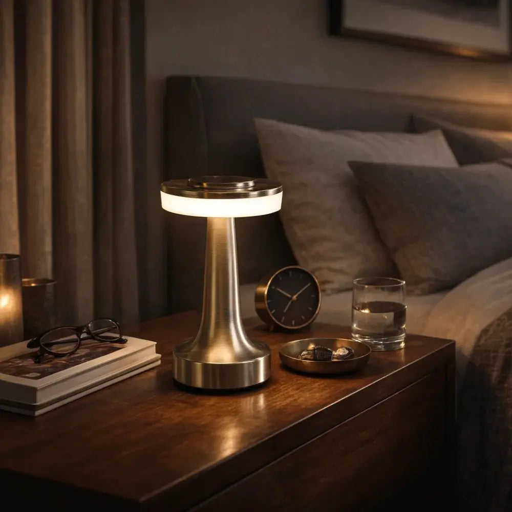 Lunarya - Lampada da tavolo a LED touch design Halo