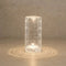 Roselynix - Lampada da tavolo touch a LED con cristalli rosa
