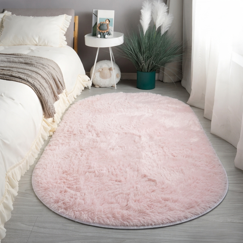 Elanmora - Oval Non Slip Area Rug