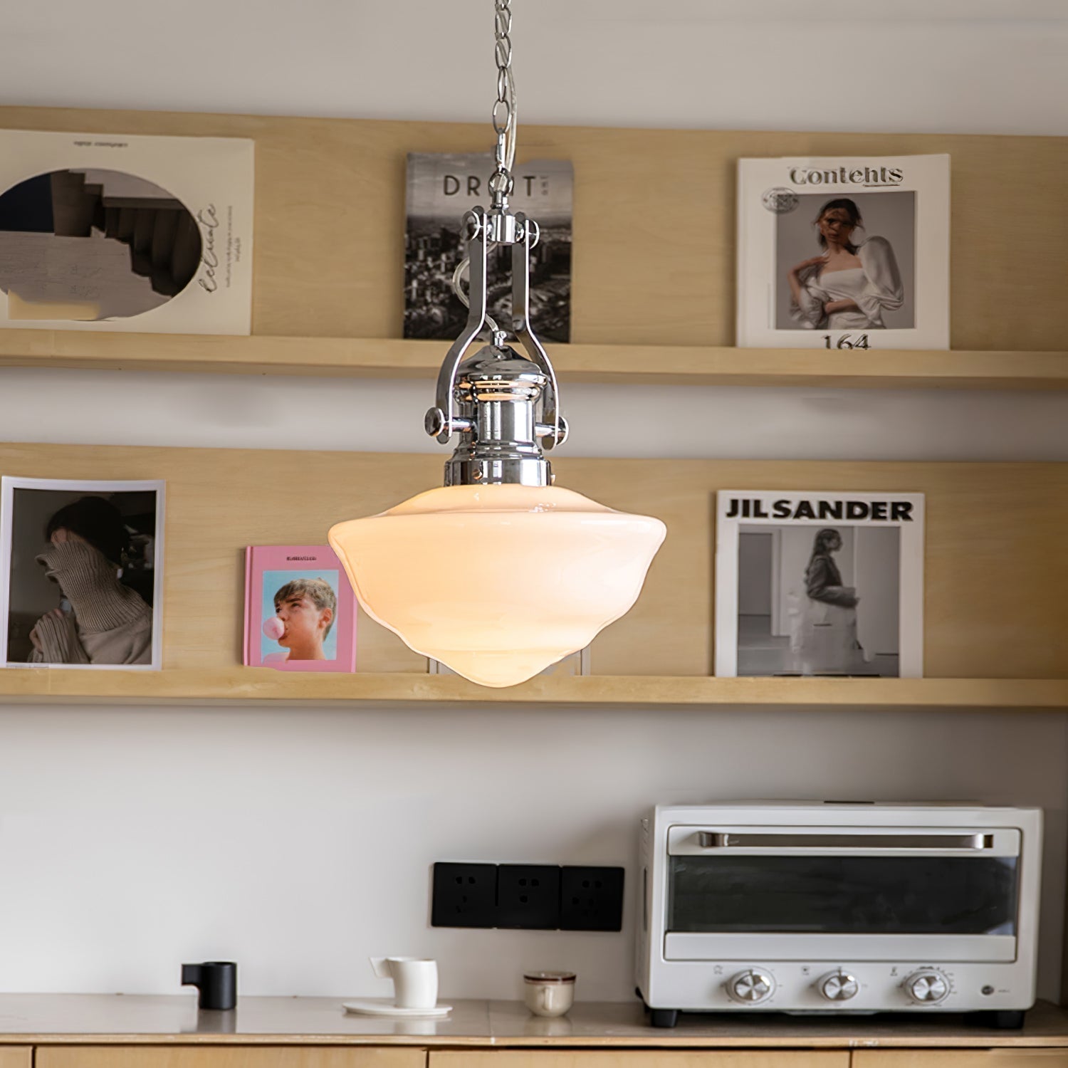 Zomira - Lampada a sospensione nordica in vetro