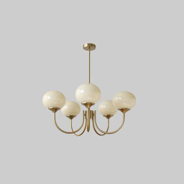 Piora - Lustre à bulles en verre rose