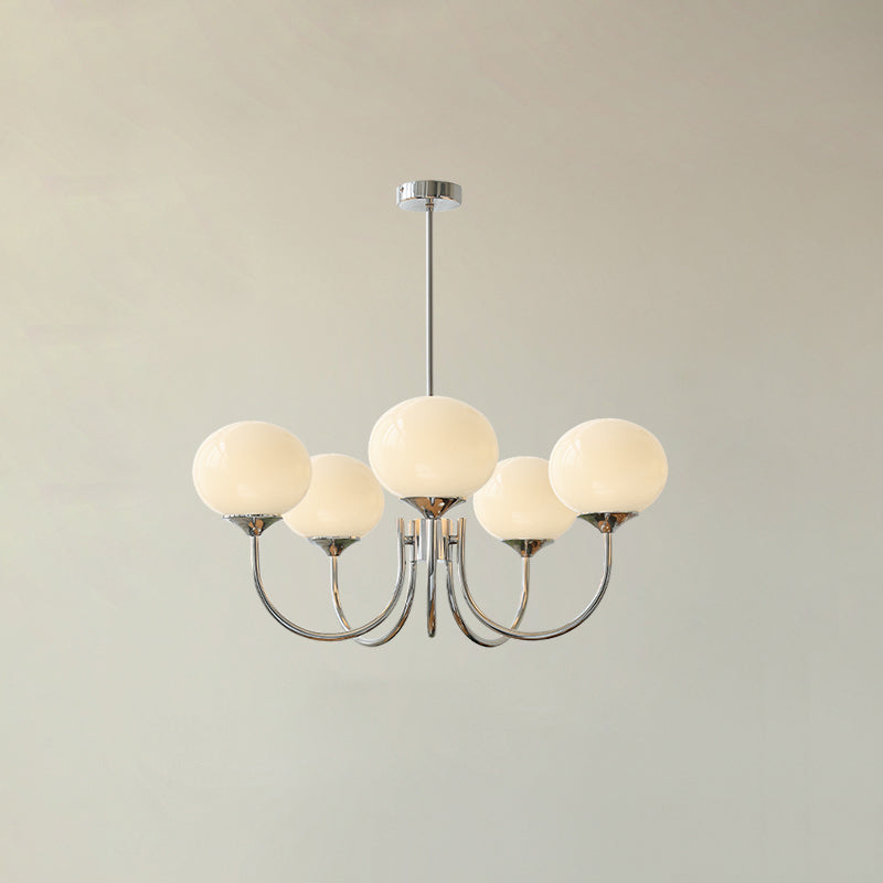 Piora - Lustre à bulles en verre rose