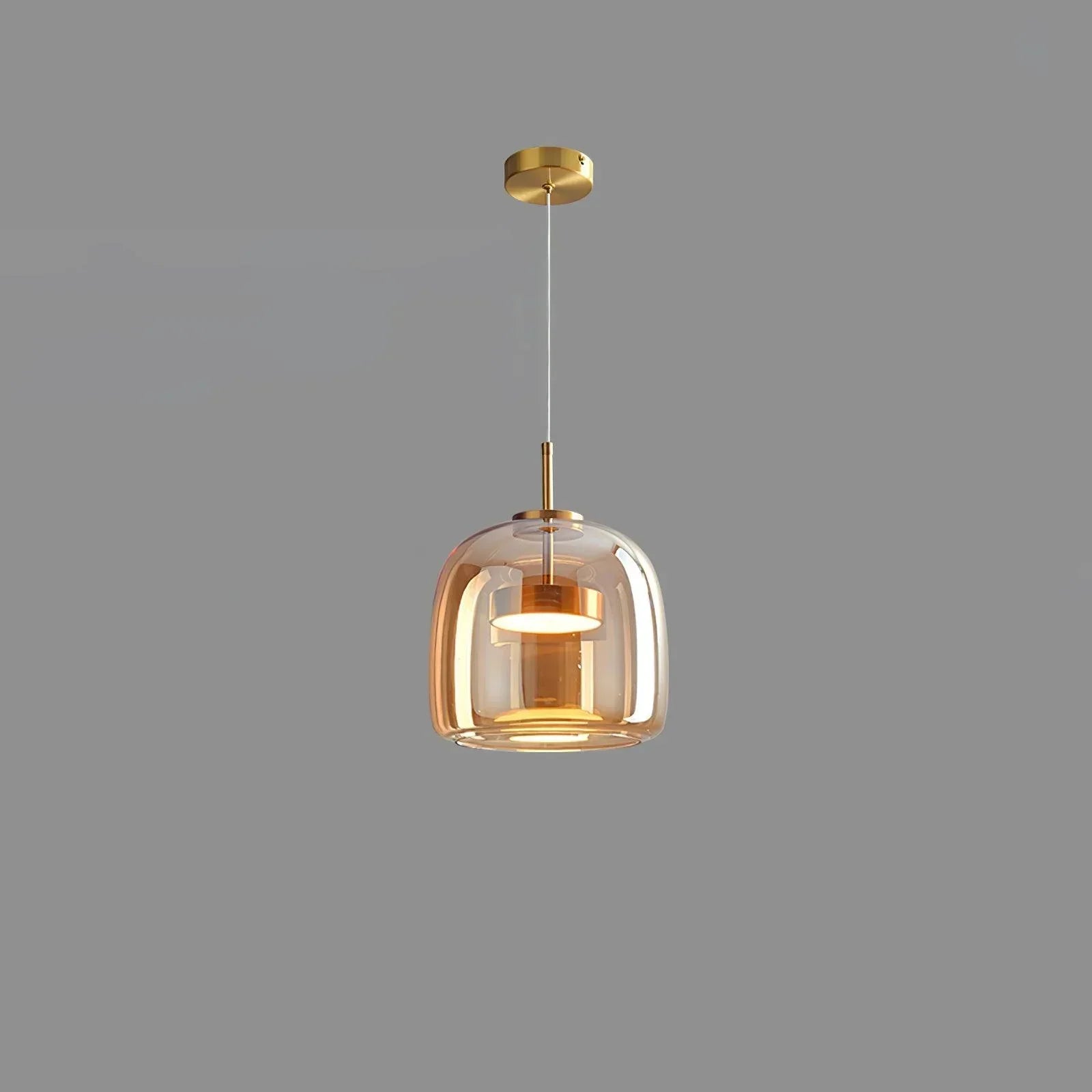 Ceyra – Suspension LED salle à manger verre vintage