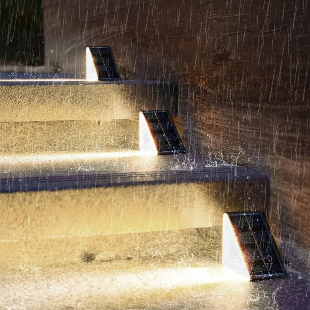 Livane – Applique d'escalier solaire LED inclinée