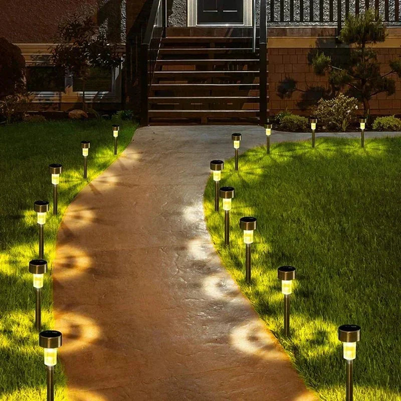 Solvion – Cylindre de lampe solaire LED moderne pour sol