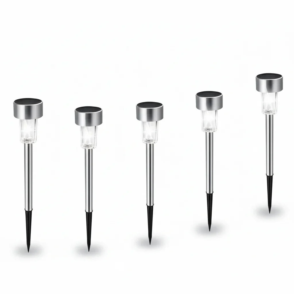 Solvion – Cylindre de lampe solaire LED moderne pour sol
