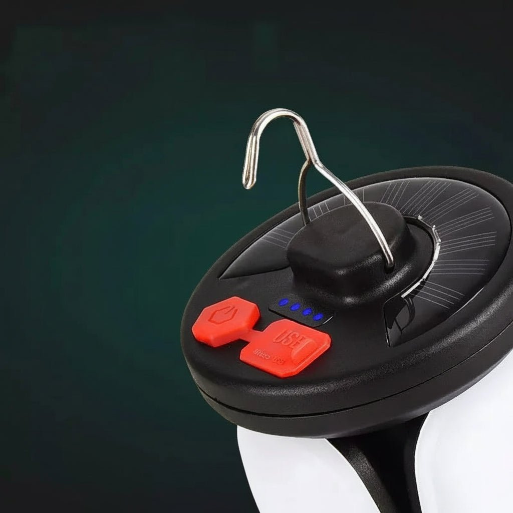 Solvix – Lanterne de camping solaire LED cylindrique moderne