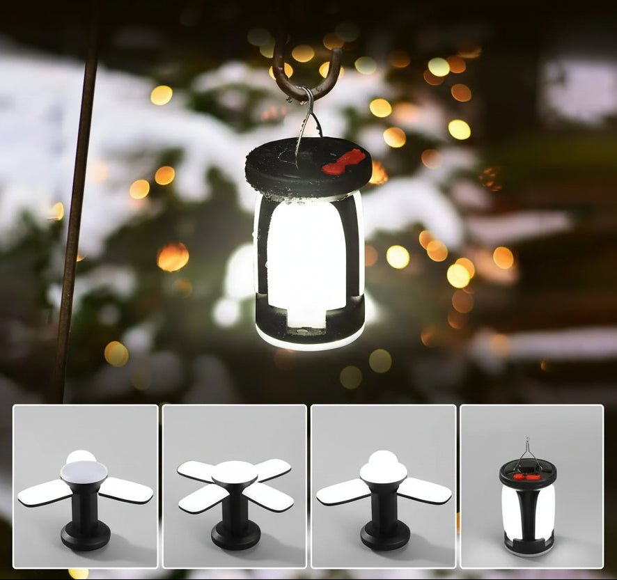 Solvix – Lanterne de camping solaire LED cylindrique moderne
