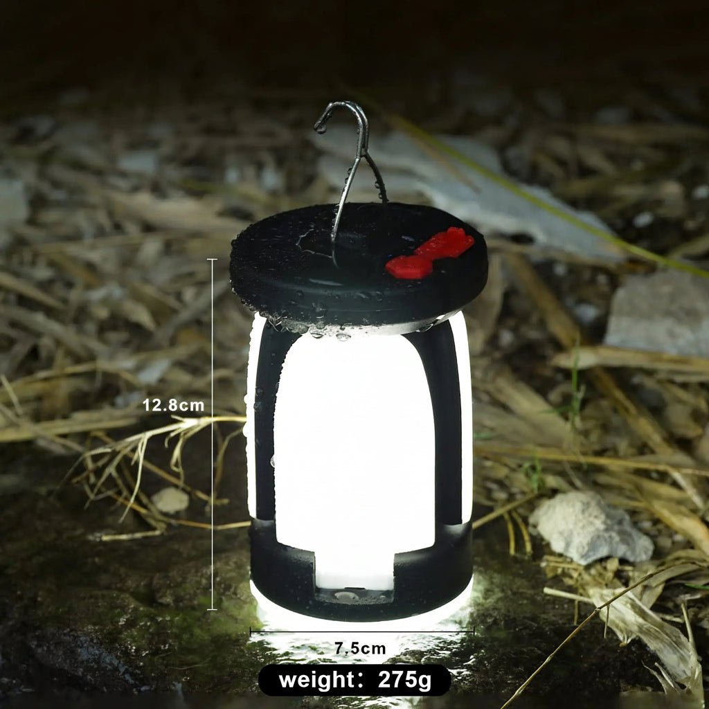 Solvix – Lanterne de camping solaire LED cylindrique moderne