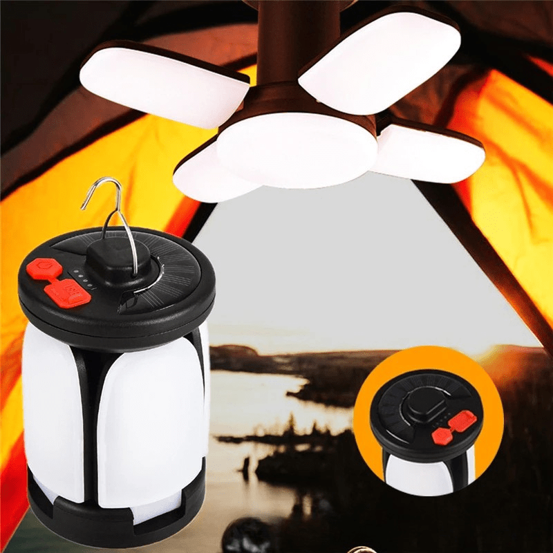 Solvix – Lanterne de camping solaire LED cylindrique moderne