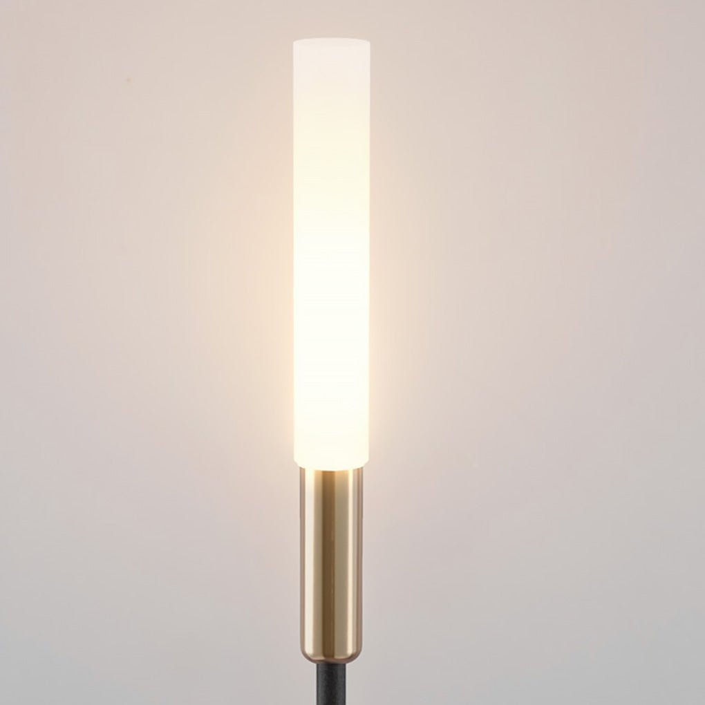 Solvique – Lampadaire de jardin solaire LED cylindrique moderne