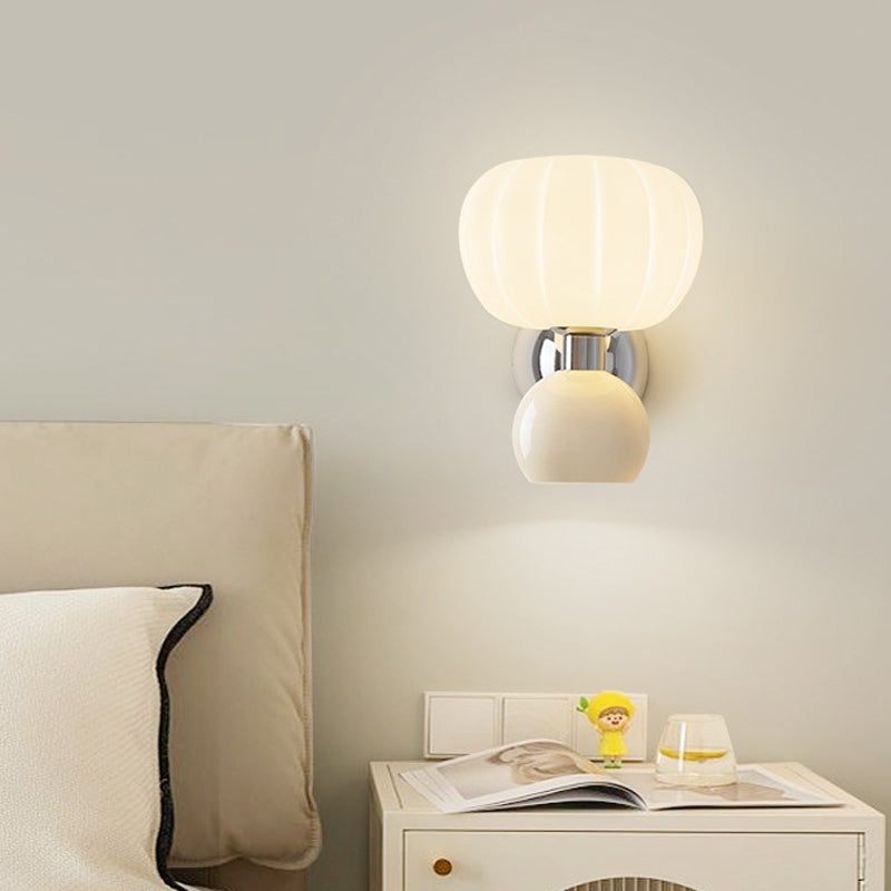 Melorien – Lampada da parete LED moderna con globi in vetro 2 luci