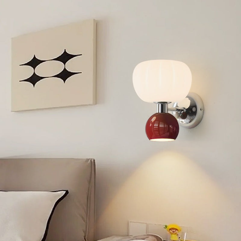 Melorien – Lampada da parete LED moderna con globi in vetro 2 luci