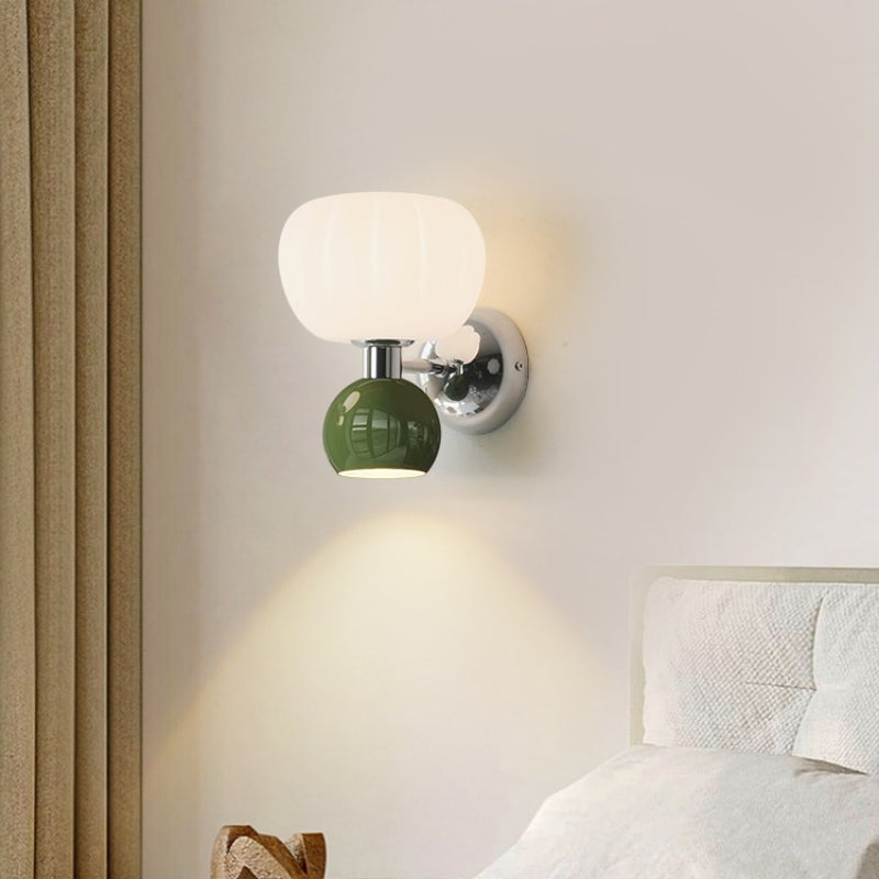 Melorien – Lampada da parete LED moderna con globi in vetro 2 luci