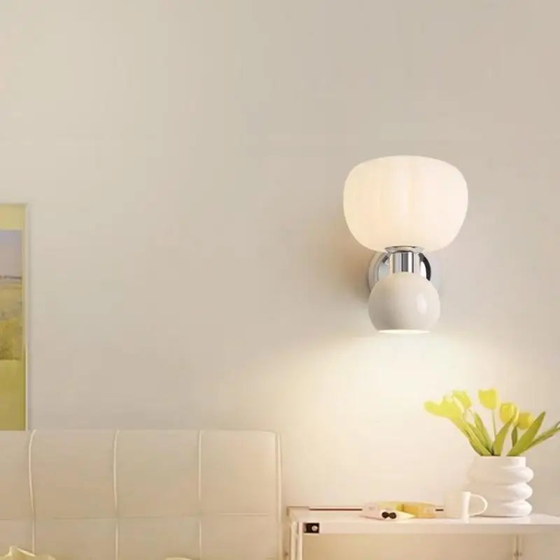Melorien – Lampada da parete LED moderna con globi in vetro 2 luci