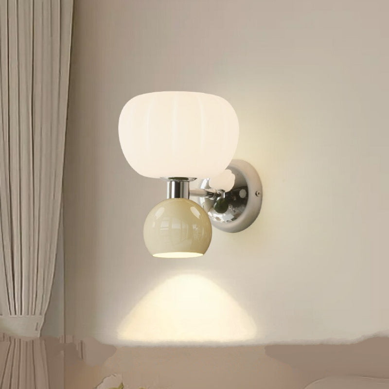 Melorien – Lampada da parete LED moderna con globi in vetro 2 luci