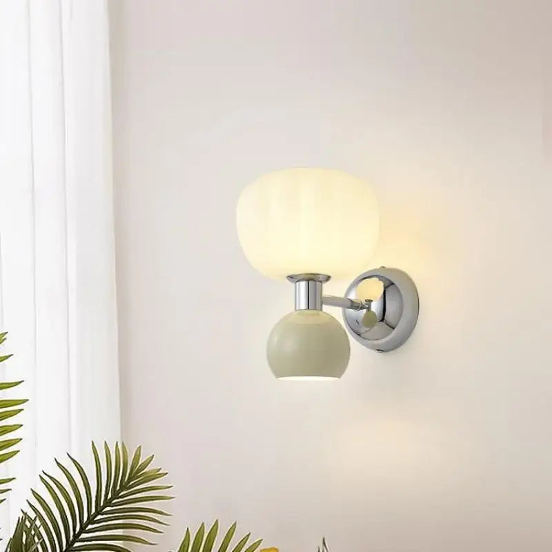 Melorien – Lampada da parete LED moderna con globi in vetro 2 luci