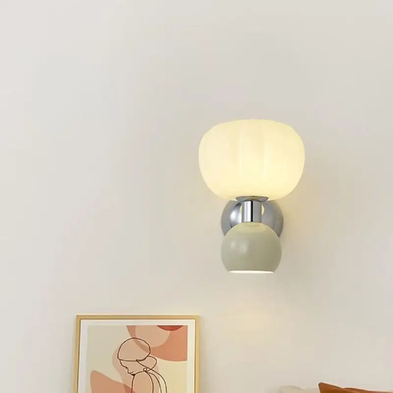 Melorien – Lampada da parete LED moderna con globi in vetro 2 luci