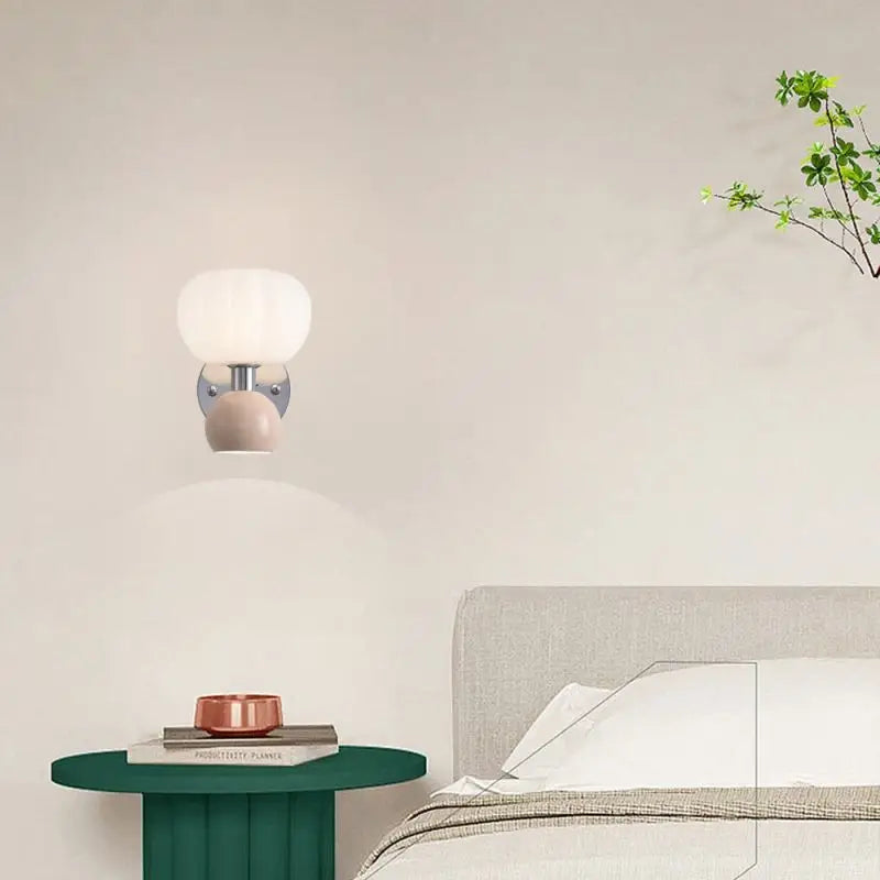 Melorien – Lampada da parete LED moderna con globi in vetro 2 luci