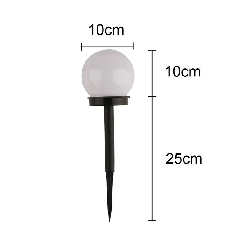 Molviera – Lampada da giardino solare LED a globo moderna