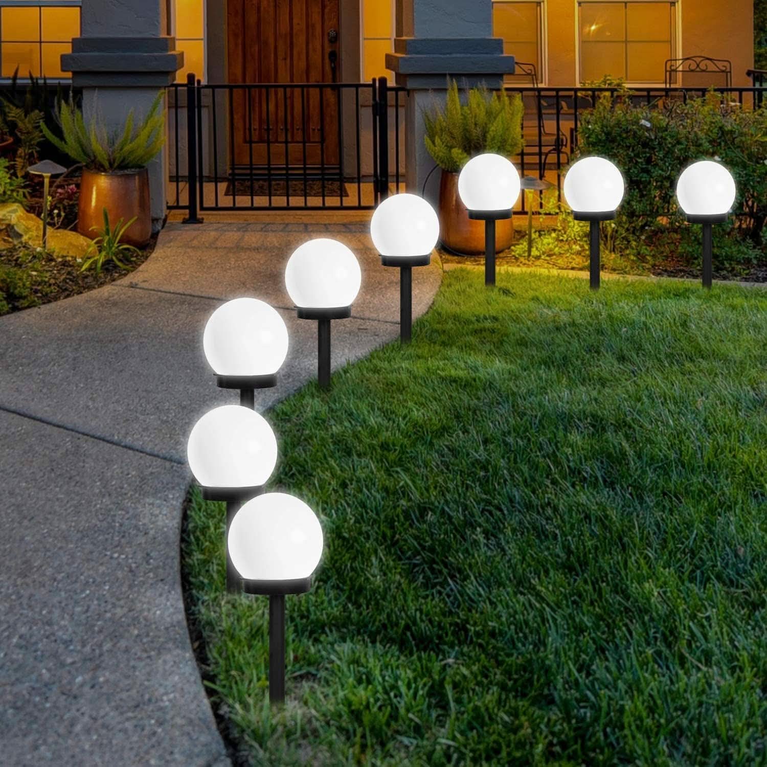 Molviera – Lampada da giardino solare LED a globo moderna