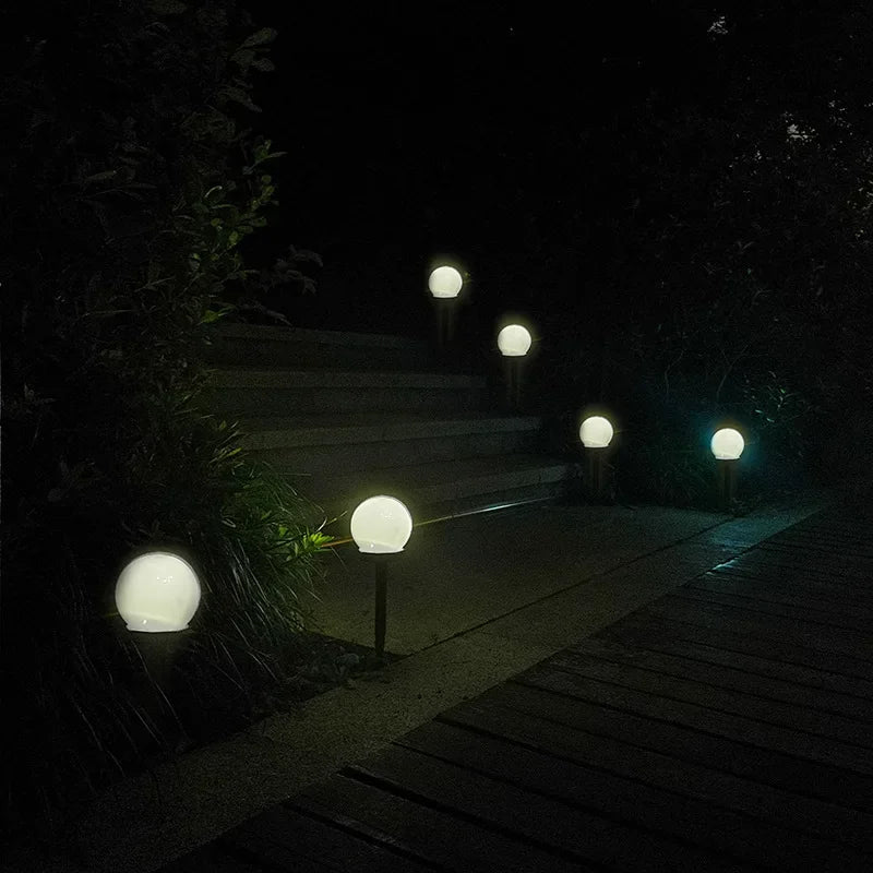 Molviera – Lampada da giardino solare LED a globo moderna