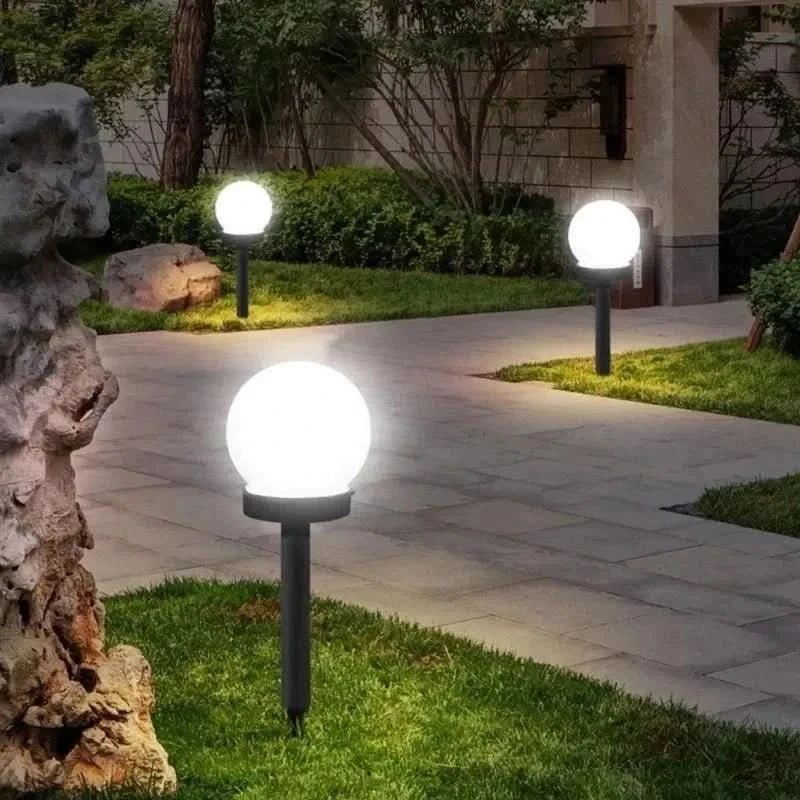 Molviera – Lampada da giardino solare LED a globo moderna