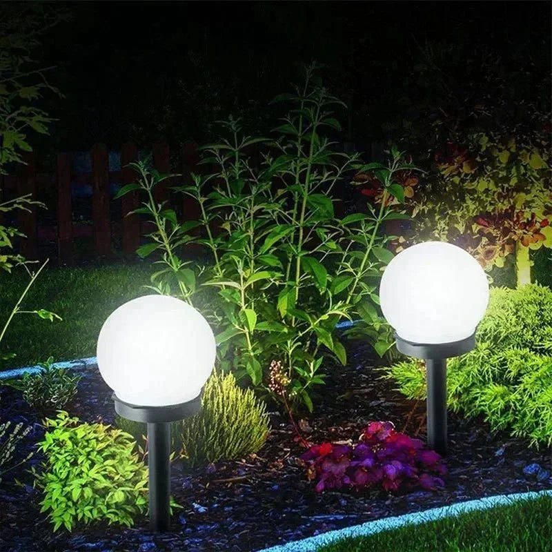 Molviera – Lampada da giardino solare LED a globo moderna