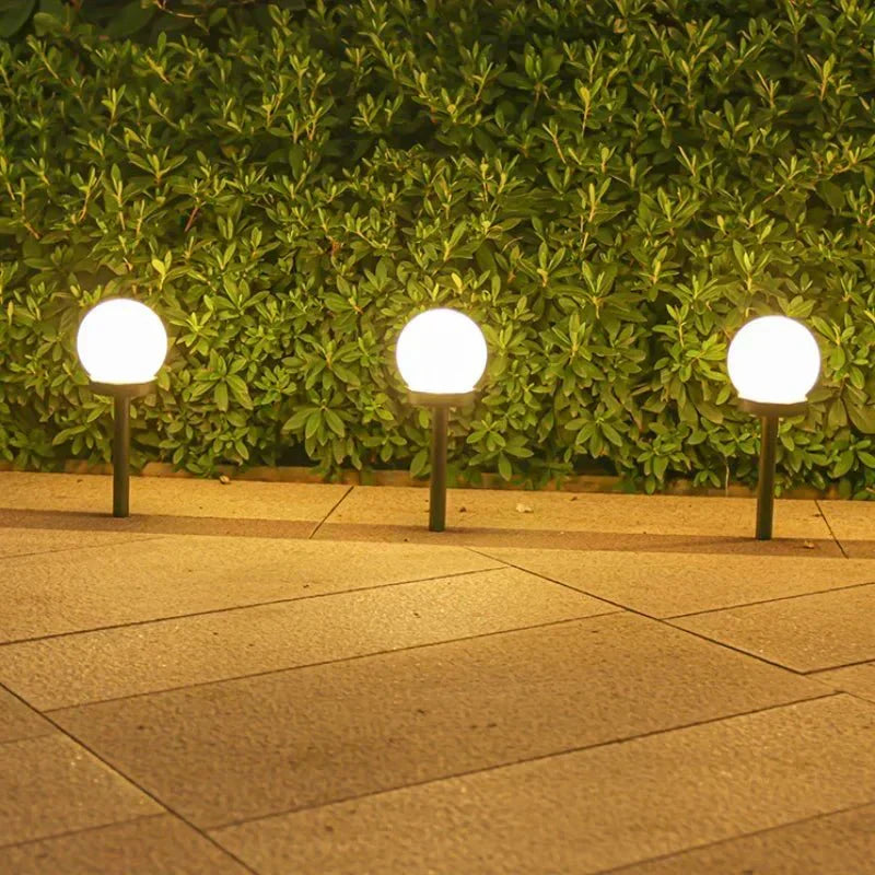 Molviera – Lampada da giardino solare LED a globo moderna
