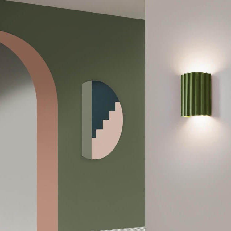 Cylora – Applique da parete moderna a mezzo cilindro, 1 luce