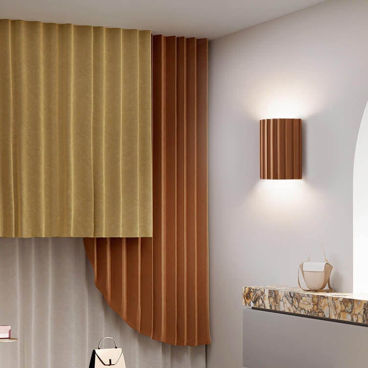 Cylora – Applique da parete moderna a mezzo cilindro, 1 luce