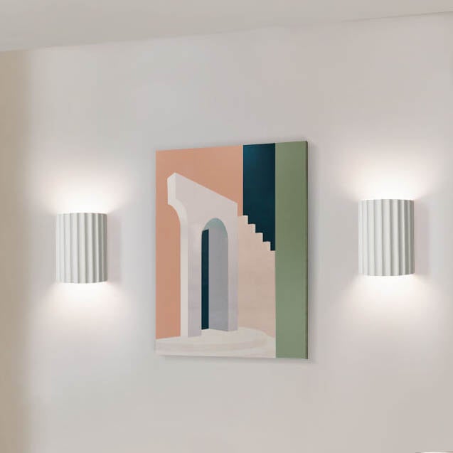 Cylora – Applique da parete moderna a mezzo cilindro, 1 luce