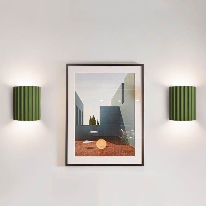 Cylora – Applique da parete moderna a mezzo cilindro, 1 luce