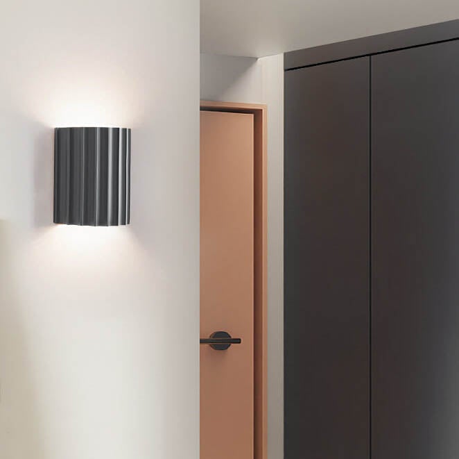Cylora – Applique da parete moderna a mezzo cilindro, 1 luce