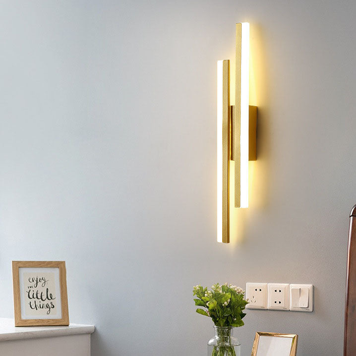Borien – Applique da parete LED lineare moderna 2 luci