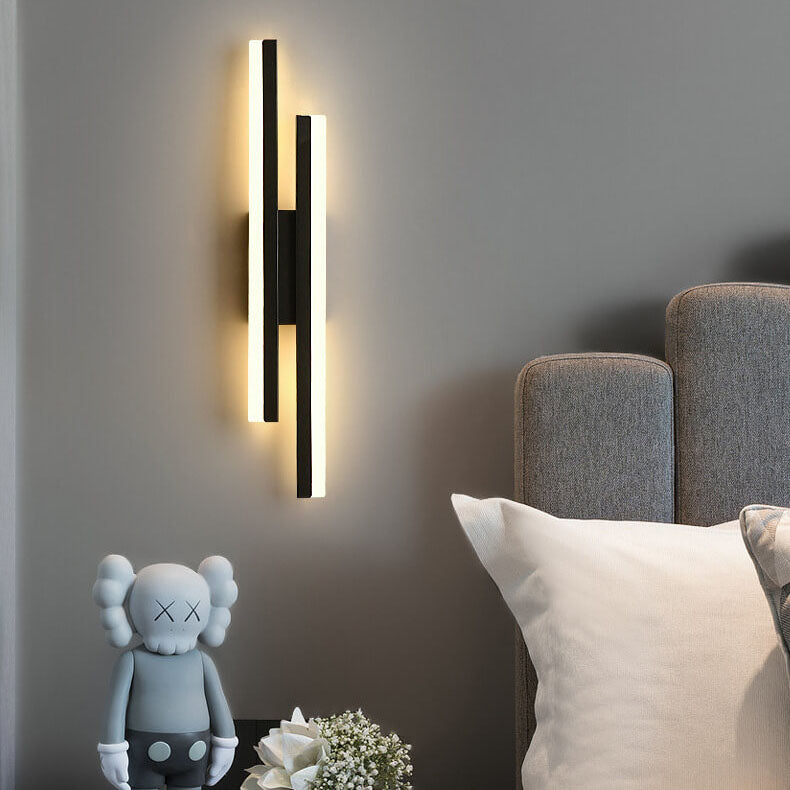 Borien – Applique da parete LED lineare moderna 2 luci
