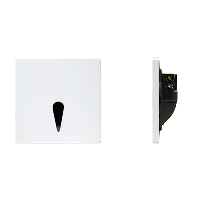Ronvde – Lampada da parete incassata LED quadrata moderna minimalista, 1 luce
